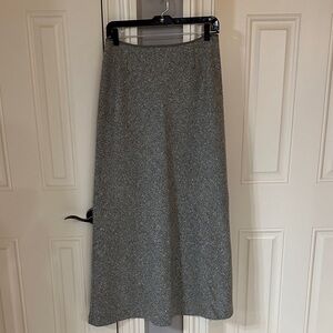 Tahari Gray Maxi Skirt